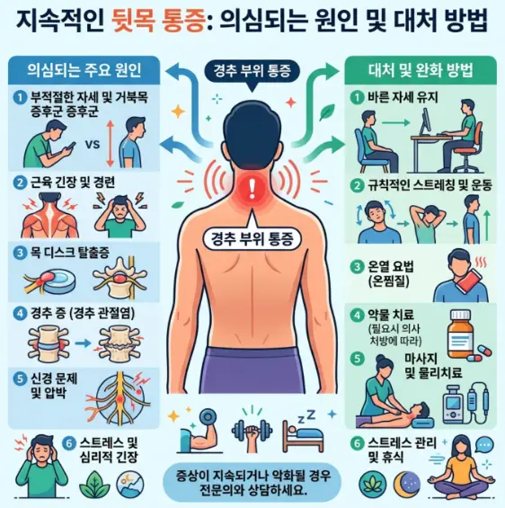 목-뒷덜미-통증이-지속될-때-의심