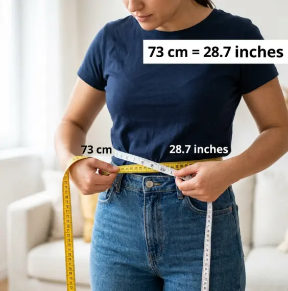 여자-허리-73cm는-몇-인치