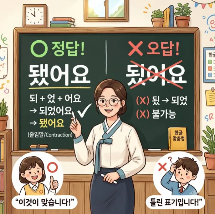 됐어요-됬어요