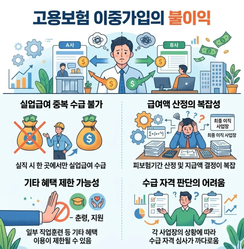 고용보험-이중가입-불이익